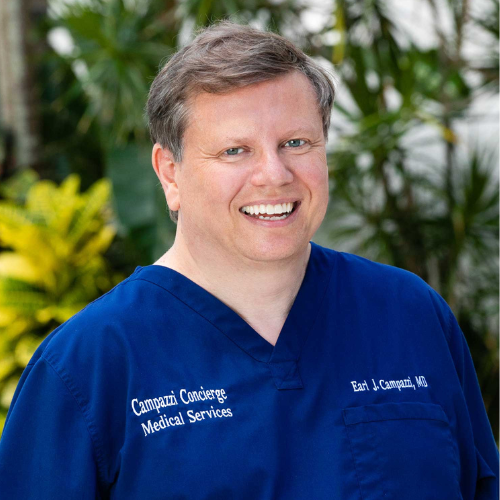 Dr. Earl Campazzi at his Palm Beach practice